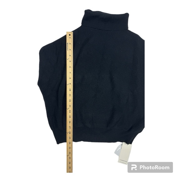 NWT Commense Sleeveless Knit Sweater Vest Black Size Small - Picture 3 of 4